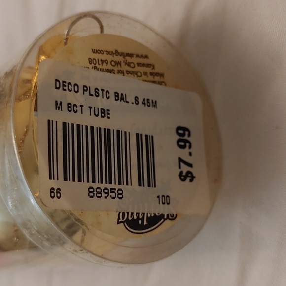 8-pack multicolored Xmas ornaments - Picture 3 of 3